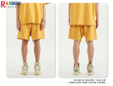 Rainbowtouches Summer Mens New Shorts Fringes Tassels Washing Casual High Street Solid Color Cotton Tidal Current Hawaii Boys