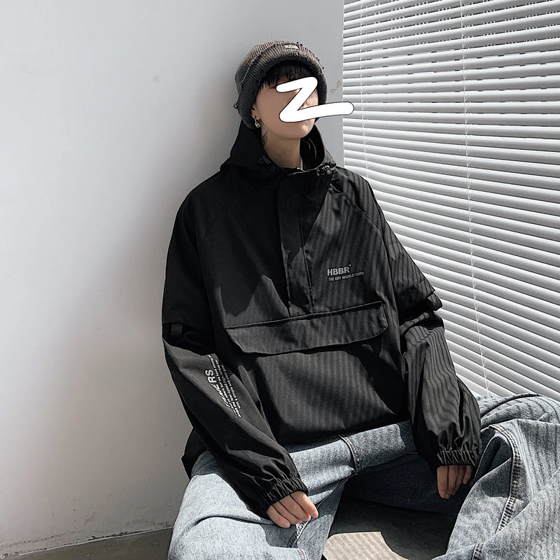 Minimalist Zip-Up Street Jacket Urban Fashion Essential