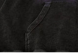 Oversize Hoodie Hip Hop Washed Sweatshirt Men Streetwear Painting Grap