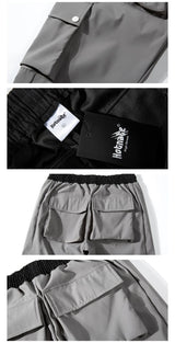 high street functional hip hop cargo pant harajuku fashionable multi pocket cargo trousers men women streetwear loose casual unique cargo style 5398