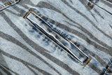 2 pieces sets mens fashion striped single breasted denim jeans jacket coat and zipper straight pants joggers new streetwear sets unique joggers style 3930