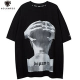 Skatercore Vintage t-shirt – Aolamegs Mens Tee Shirts High Street Cool Boy Printed Oversi