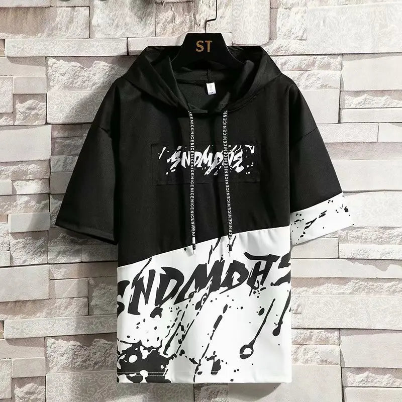 Summer Mens Hoodies Fashion Harajuku Hip Hop Streetwear Sweatshirt Men
