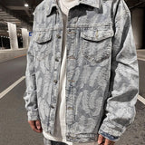 graphic outerwear featuring hip hop denim jeans jacket coat fashion feathers embroidery jeans coats high street outerwear streetwear jackets mens clothing design – premium quality jacket for men