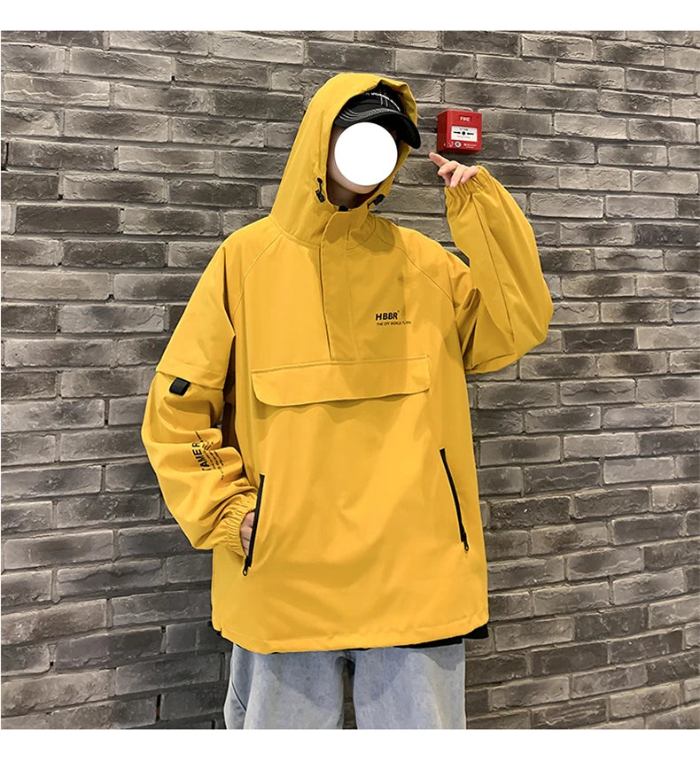 Minimalist Zip-Up Street Jacket Urban Fashion Essential