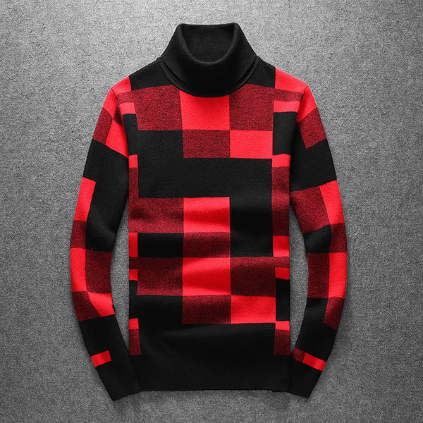 techwear flame knit sweater with structured oversized fit, ideal for cold streetwear layers, men’s streetwear clothing piece 