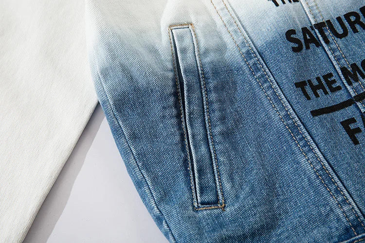 menswear fashion piece featuring mens denim jackets fashion fade color single breasted hip hop streetwear coats new spring harajuku printed outerwear jacket coat design – premium quality jacket for men