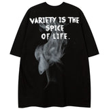 Vaporwave Aesthetic print tee – Aolamegs Men Oversized T Shirts Anime Cartoon Character Grap