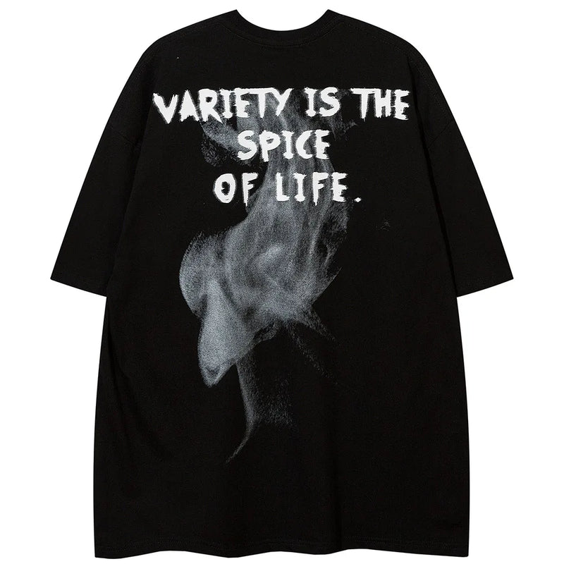 Vaporwave Aesthetic print tee – Aolamegs Men Oversized T Shirts Anime Cartoon Character Grap