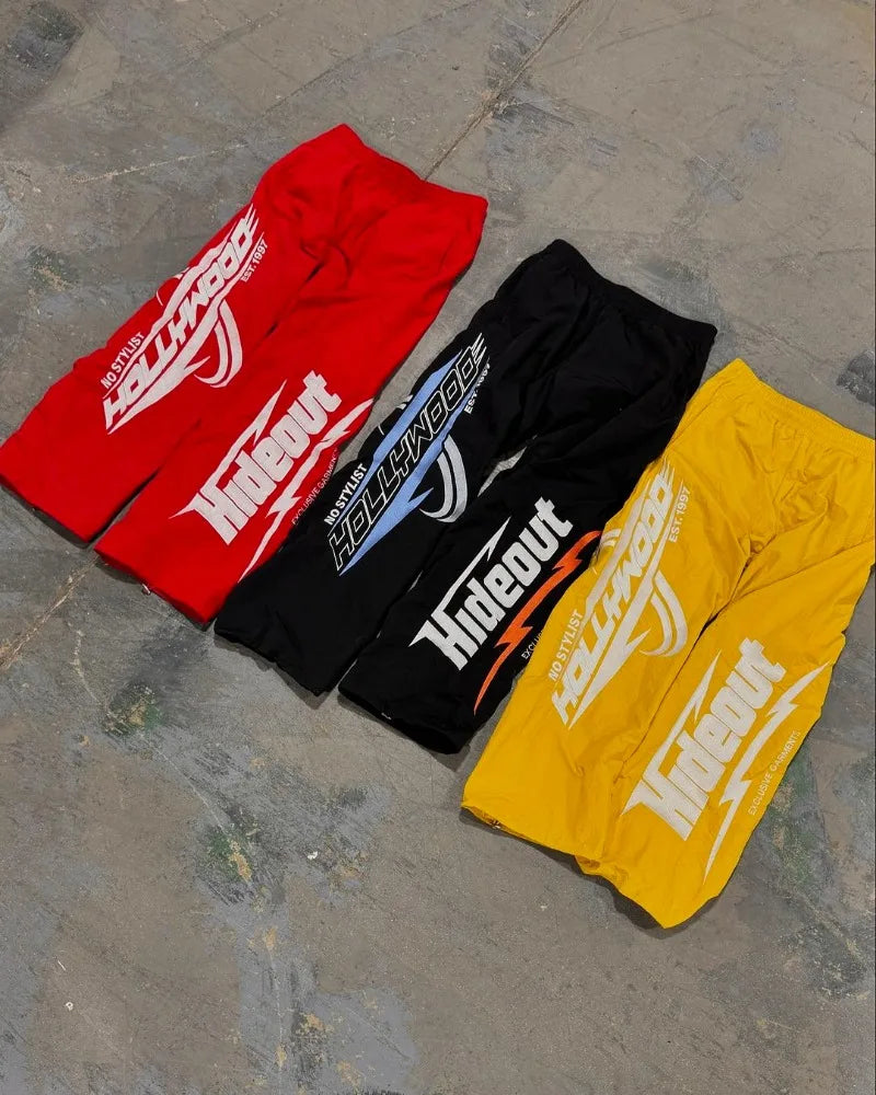 trendy brand fashion personalized letter printed wide leg pants women y2k harajuku hip hop retro casual loose oversized trousers relaxed fit trousers