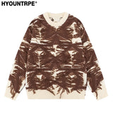 fashion stars tassel knitted sweater pullovers men fashion long sleeve loose sweater unisex autumn winter cotton jumper knitwear - bold artwork streetwear hoodie, vintage look oversized hoodie, anime inspired graphic hoodie