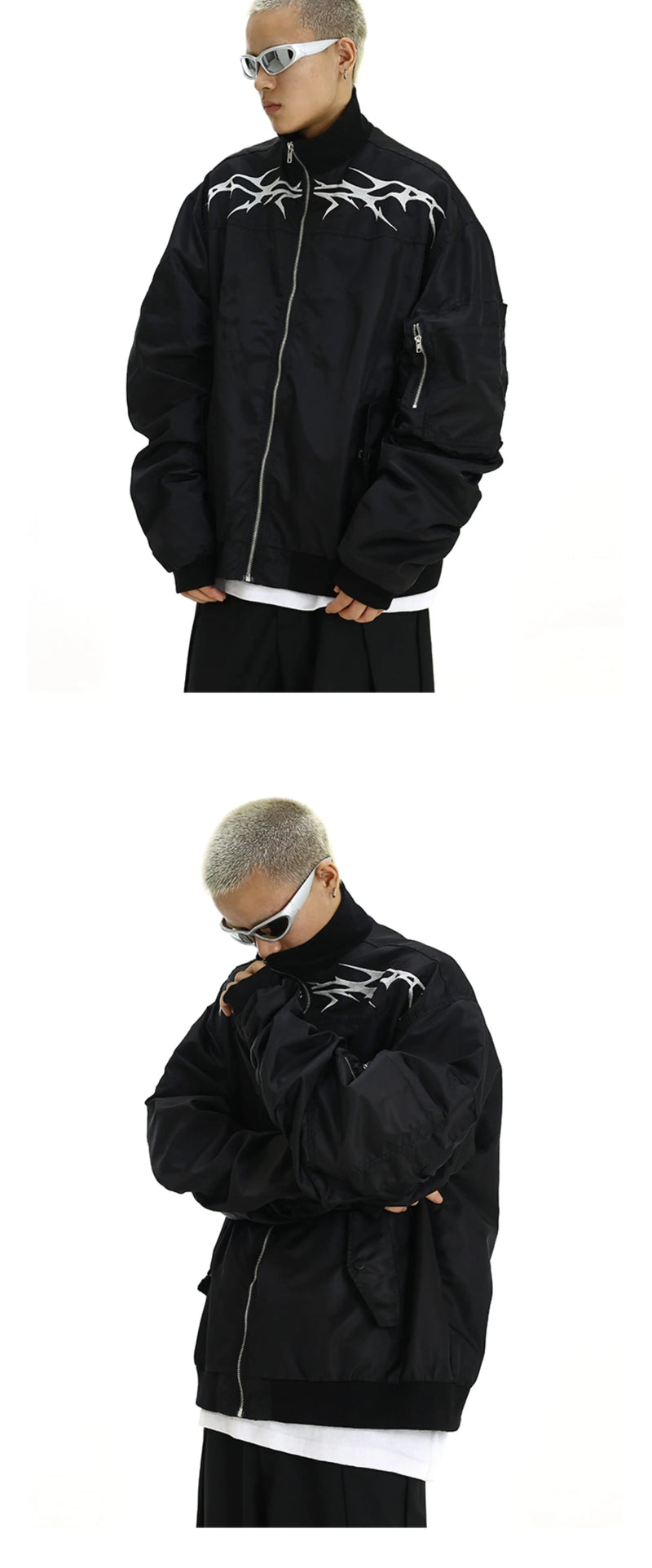 mens jacket winter warm parkas streetwear casual bomber zipper jackets hip hop fashion embroidery loose baseball coats nan ph - variant style 0b4d3e for streetwear fashion