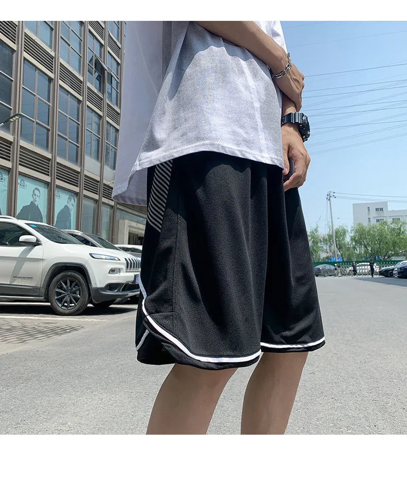 2023 summer new fashion shorts men loose pants shorts korean version all match casual sports pants men boutique clothing unique shorts style 3795