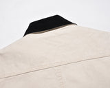 Streetwear zip-up hooded graffiti windbreaker puffer