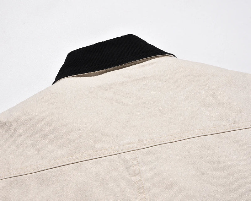Streetwear zip-up hooded graffiti windbreaker puffer