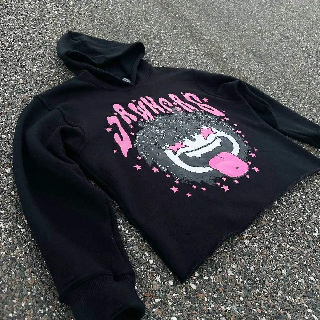 Y2K Womens Mens Hoodies Clothing Long Sleeve Pullover Sweatshirt Streetwear