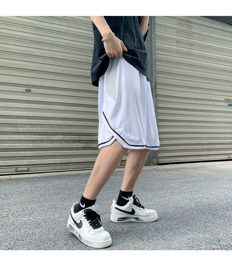 2023 summer new fashion shorts men loose pants shorts korean version all match casual sports pants men boutique clothing unique shorts style 3782