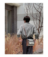 Spring And Autumn New Korean Style Shirt Men Suede Loose Trendy And Ve