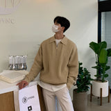 techwear street knit hoodie with oversized flame detail for urban fall winter outfits, street fashion menswear trend for seas