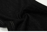 men women streetwear fashion loose casual wide leg straight black denim jeans pant boyfriend y2k baggy jeans trousers unique jeans style 2381