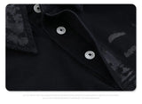Embroidered patchwork shirt