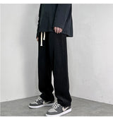 4 colors drawstring corduroy pants men fashion cotton casual pants men streetwear hip hop loose straight pants mens trousers unique default style 3753