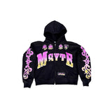 Y2k Long Sleeved Hoodie Sweatshirt Oversized Streetwear Fall Winter Rooted Vintage Punk Clothes Cartoon Printed Pattern Clothes