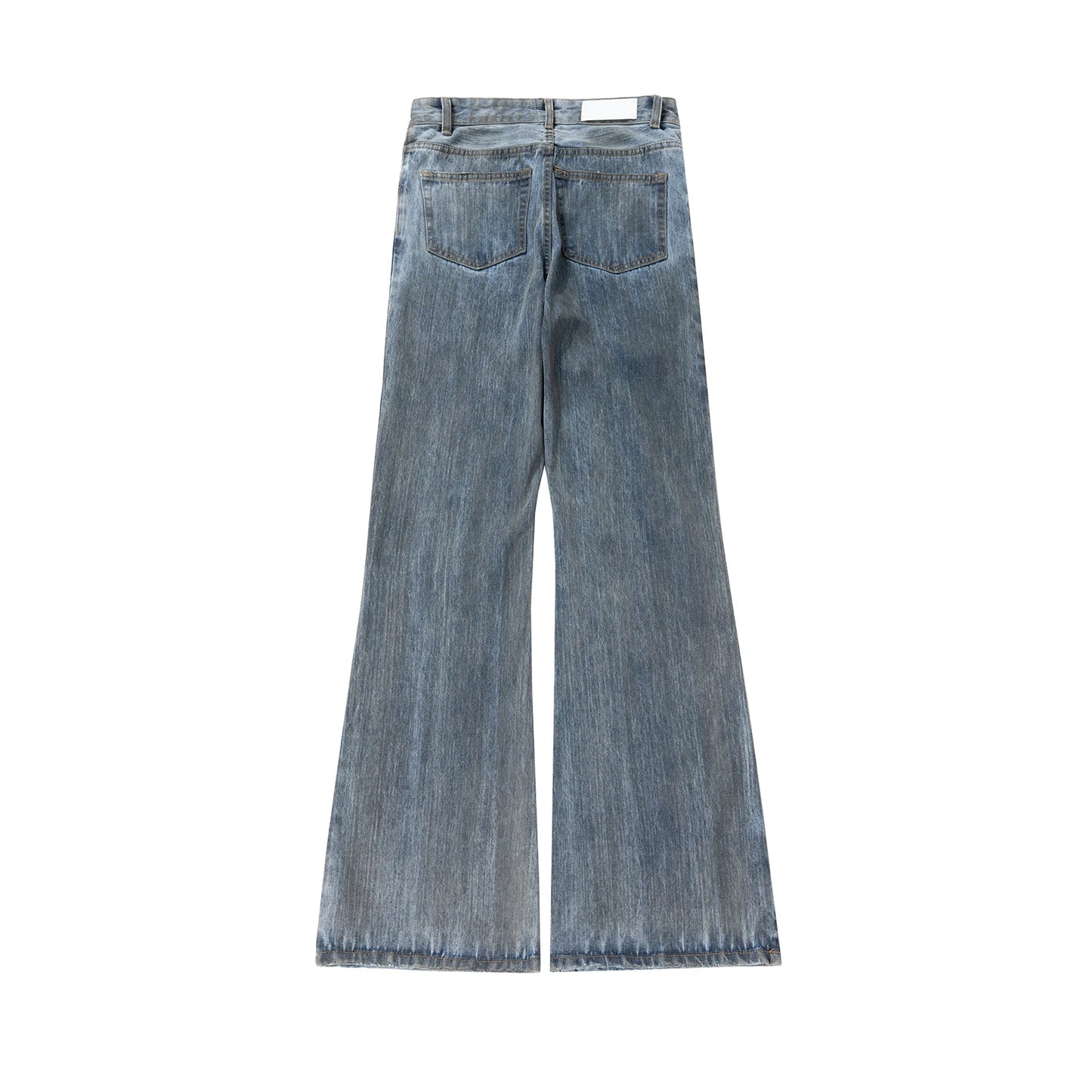 bamboo joint dirty dyed micro flared jeans for men streetwear washed pantalon homme boom cut denim trousers y2k baggy cargos unique cargo style 5862