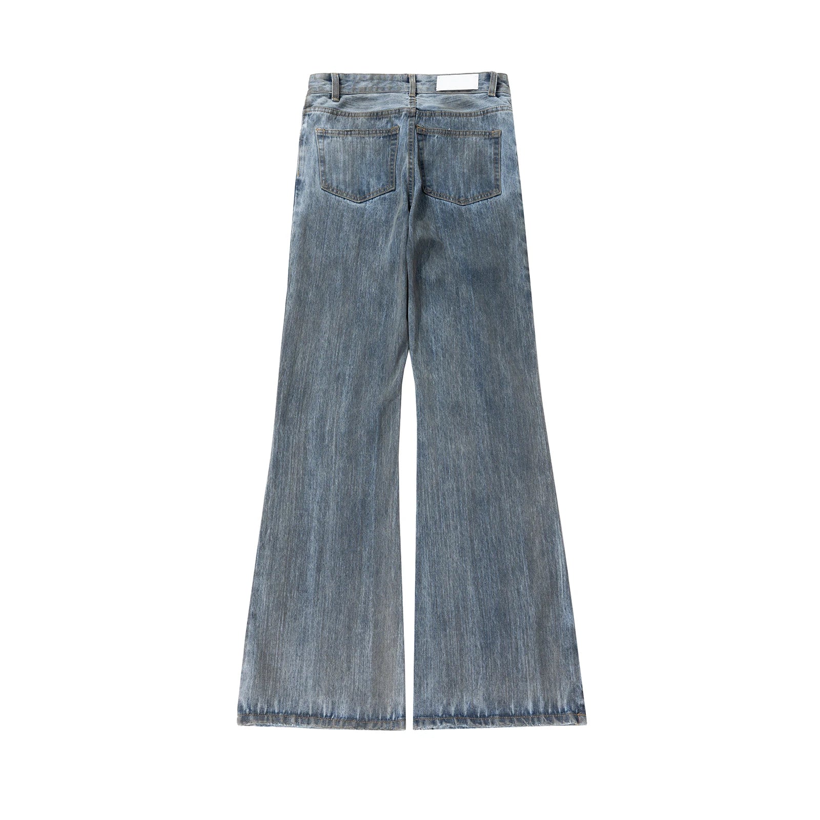 bamboo joint dirty dyed micro flared jeans for men streetwear washed pantalon homme boom cut denim trousers y2k baggy cargos unique cargo style 5862