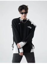 minimalist knit jumper, daily wear essential, trendy urban fashion top for men, layered streetwear look