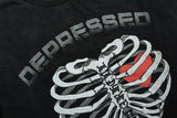 Skatercore Oversized shirt – Hip Hop Gothic Oversized T Shirts Streetwear Vintage Skull G