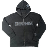 Y2K Retro Women Clothes Hoodies Striped Zipper Sweatshirt Rhinting Str