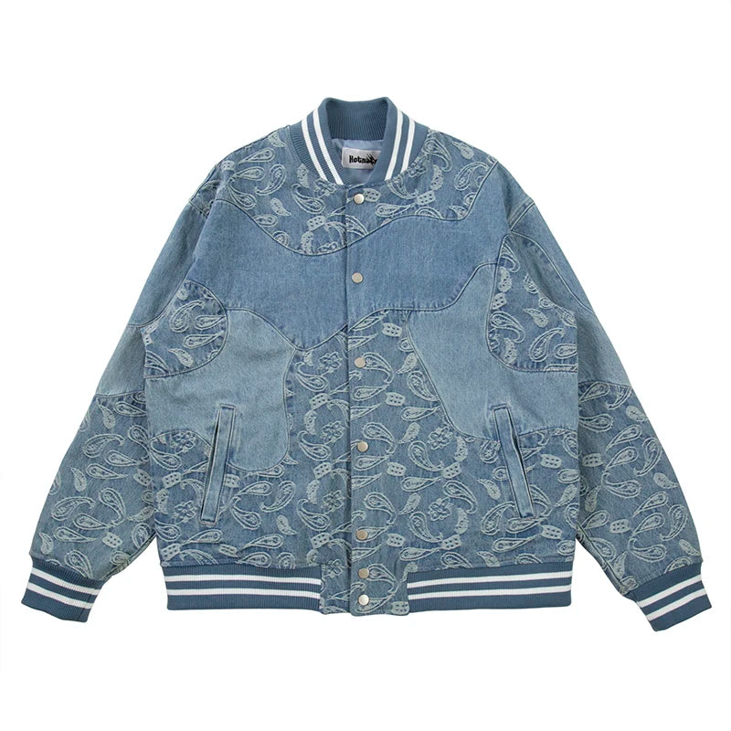 Street jackets graffiti oversized puffer autumn