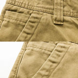 multi pocket cargo shorts mens casual all match loose feet summer ins trend five point pants straight denim pants streetwear unique cargo style 3414