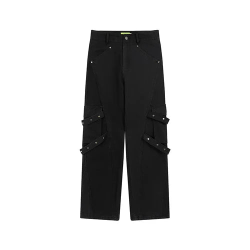 hip hip pants mens cargo harem pant streetwear side pockets harajuku joggers unisex baggy hosen loose straight cotton trousers unique joggers style 3194