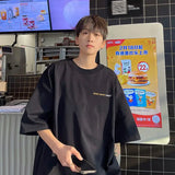 Skatercore Oversized shirt – Korean Trendy Brand Retro Niche Letter Print High Street Sty