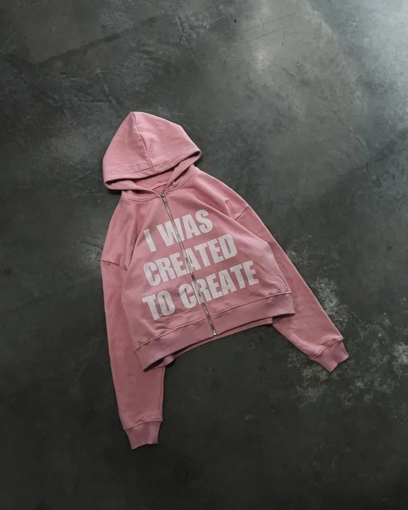 European And American Fashion New Letter Printed Oversized Hoodie Wome