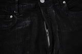 hi street flared jeans men broken patchwork denim pants streetwear harajuku luxury designer black jeans trousers male unique jeans style 354
