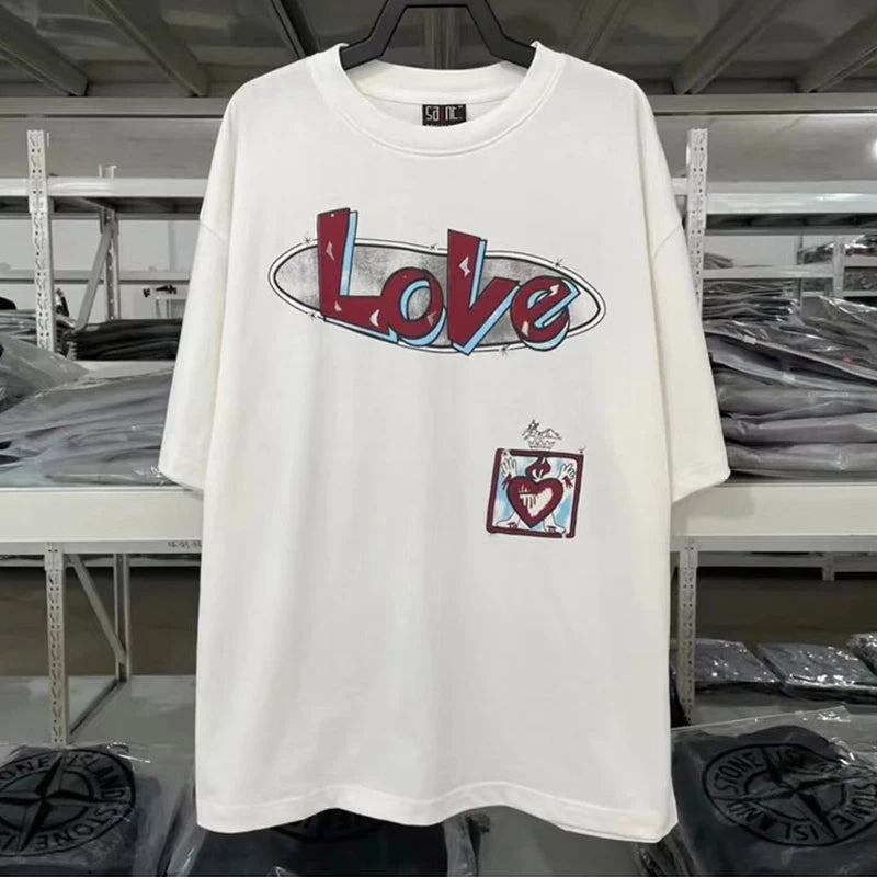 Vaporwave Streetwear – New Saint T Shirts Men Woman High Quality Casual Loose Angel – Urban Streetwear for Men & Women