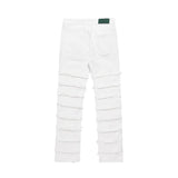 2023 brand new classic rick denim zipper slim fit straight pant jeans cotton denim pants comfort casual jeans m xxl 718 unique jeans style 4330