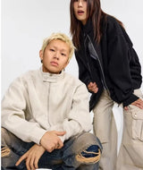 Autumn New Stand Collar Sports Jacket Mens Korean Couple College High