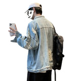 leather varsity coat, fall fit essential - comfortable cotton fit with bold prints