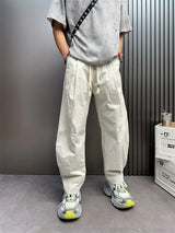 high street sweatpants trendy wide leg american causal pants neutral breathable loose outdoor trousers fashion jogging pants unique joggers style 1724