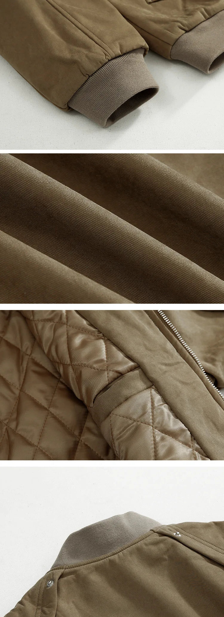 Winter Vintage Suede Jacket Cotton-padded Jacket Men's Korean-style Loose Cotton-padded Coat Winter Thickened Cotton-padded Coat