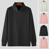 Fashion Casual Style Tops Incerun New Mens Pile Collar Design Hoodies
