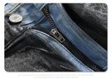Autumn/winter 2024 loose wash jeans with silver coating