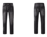 mens hip hop streetwear denim pants cobweb embroidery denim pants 2023 harajuku zipper cotton joggers jeans trousers harem pants unique joggers style 1937