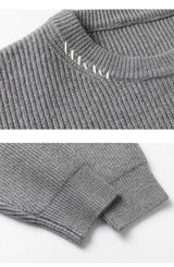 minimalist knit hoodie, photo-ready knit, unisex oversized techwear hoodie for men street style