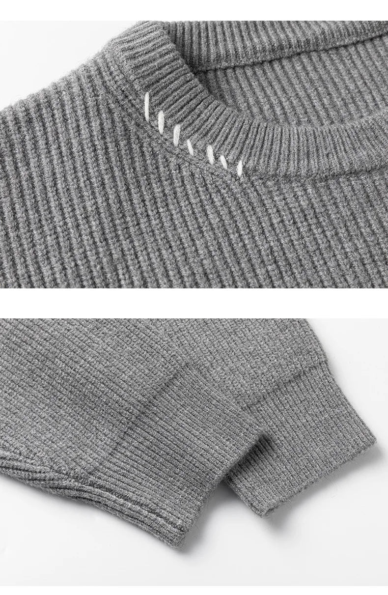 minimalist knit hoodie, photo-ready knit, unisex oversized techwear hoodie for men street style