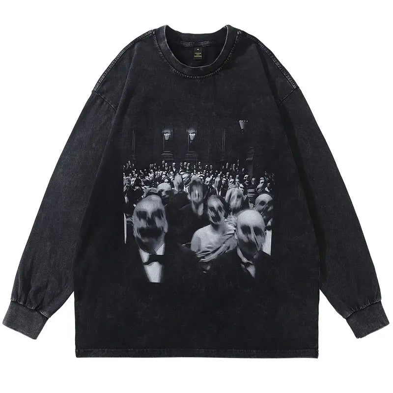 Vaporwave Oversized shirt – Men T Shirts Streetwear Hip Hop Vintage Graphic Print Punk G